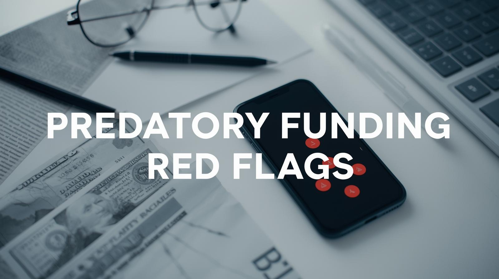 Red Flags of a Predatory Small Business Funding Deal (And How to Spot Them in Seconds)